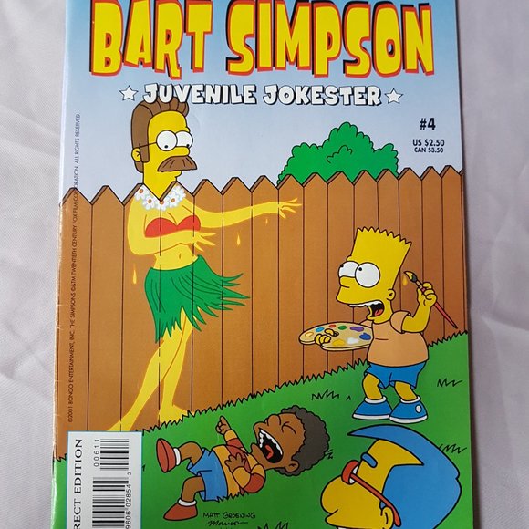 Vintage Simpsons Comic #4 - Picture 8 of 8